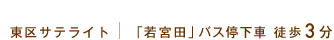 「若宮田」バス停下車から徒歩3分 「老司１丁目」バス停下車　徒歩1分、駐車場5台